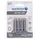 Аккумуляторы AAA EverActive 800 mah Silver Line, картонная упаковка 4 шт.