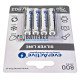 Аккумуляторы AAA EverActive 800 mah Silver Line, картонная упаковка 4 шт.