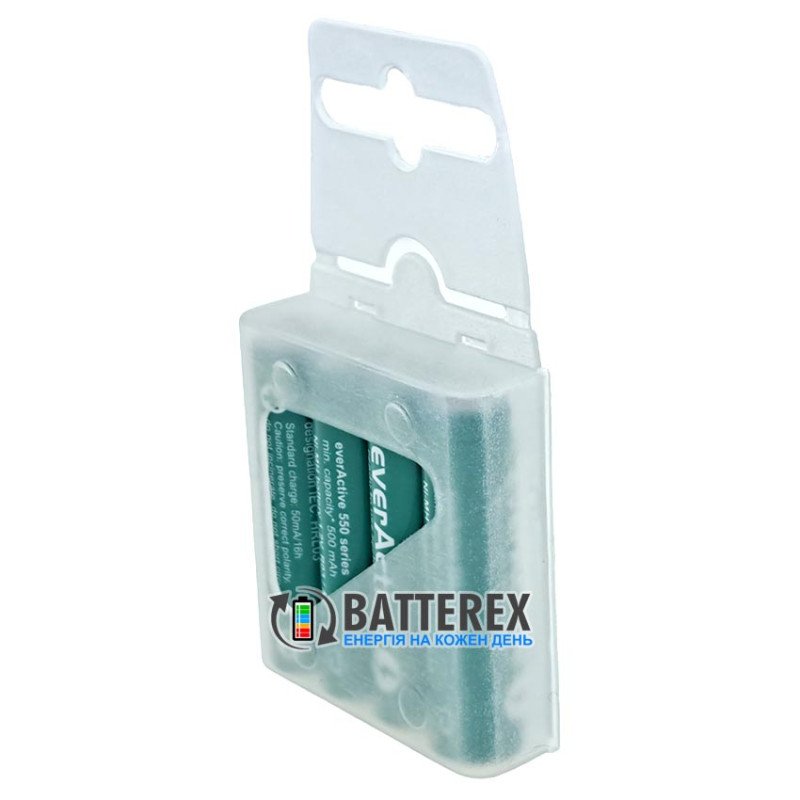 Аккумуляторы AAA Everactive Infinity Line 550 mah 3000 циклов заряда, упаковка 4 шт. в пластиковом кейсе