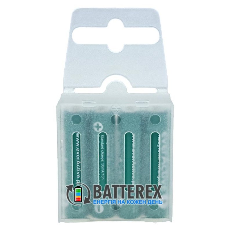 Аккумуляторы AAA Everactive Infinity Line 550 mah 3000 циклов заряда, упаковка 4 шт. в пластиковом кейсе