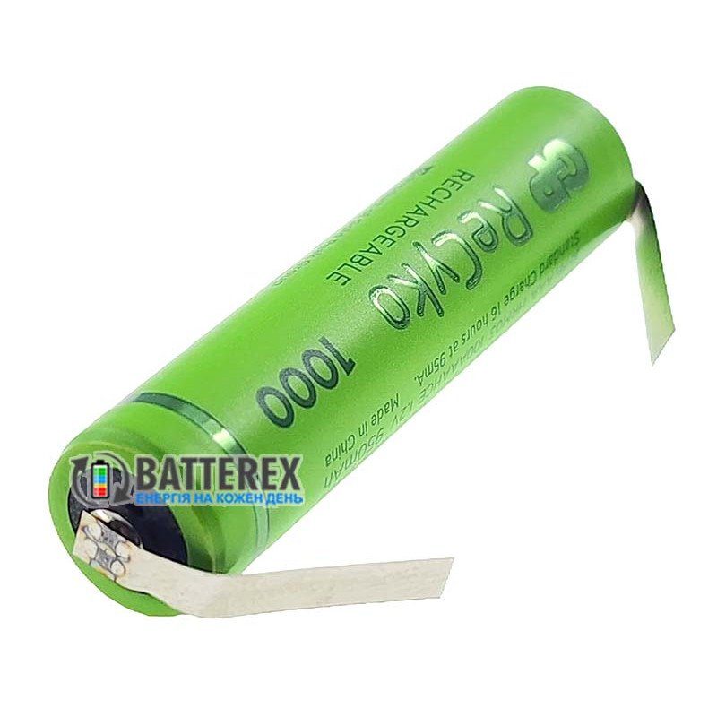 Минипальчиковые ААА аккумуляторы GP Recyko 950mah с выводами под пайку - поштучно от 1 шт
