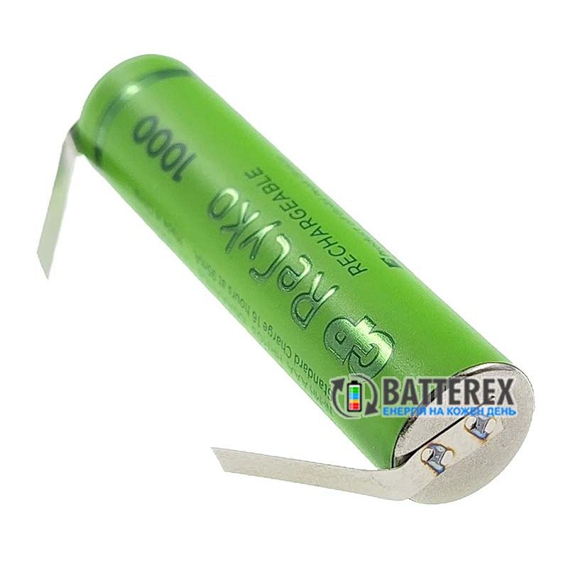 Минипальчиковые ААА аккумуляторы GP Recyko 950mah с выводами под пайку - поштучно от 1 шт