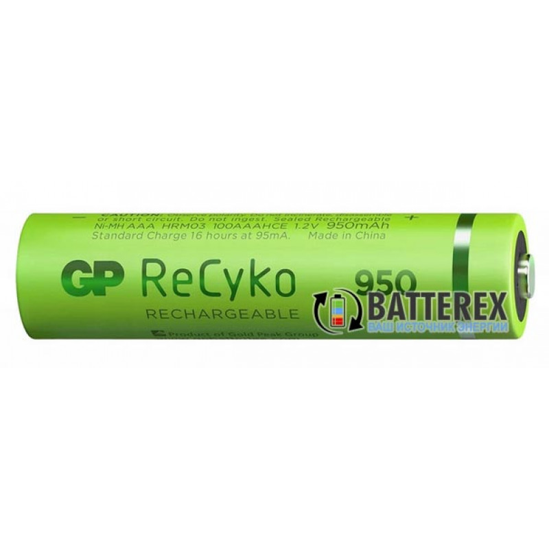 Акумулятори AAA GP Recyko 950mah - картонна упаковка 4 штуки