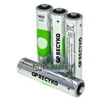 AAA GP Recyko 950mah Eco Series, висока ємність, низький саморозряд, поштучно від 1 шт.