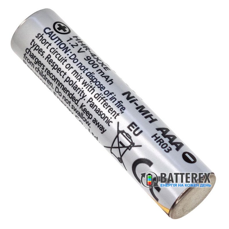Аккумулятор AAA Panasonic Evolta 900mah 1.2V HHR-4XXE, 500 циклів, низький саморозряд, поштучно від 1 шт.