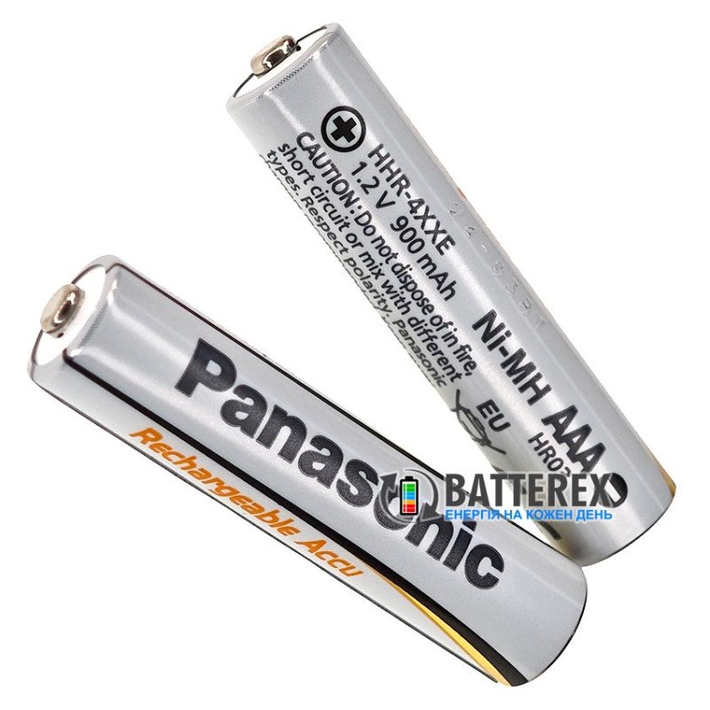 Аккумулятор AAA Panasonic Evolta 900mah 1.2V HHR-4XXE, 500 циклів, низький саморозряд, поштучно від 1 шт.