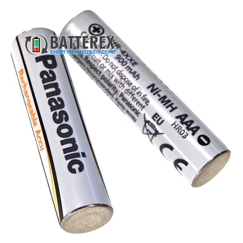 Аккумулятор AAA Panasonic Evolta 900mah 1.2V HHR-4XXE, 500 циклів, низький саморозряд, поштучно від 1 шт.