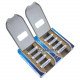 8 аккумуляторов AAA Panasonic Eneloop 800 mah BK-4MCDE 8BE EcoBox в картонной эко-упаковке 
