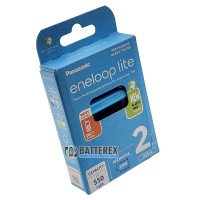 AAA Panasonic Eneloop Lite 600 mah BK-4LCCE/2BE EcoBox - 2 шт в картонній еко-упаковці