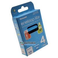 AAA Panasonic Eneloop Lite 600 mah BK-4LCCE/4BE EcoBox - 4 шт в картонній еко-упаковці