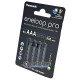 Акумулятори AAA Panasonic Eneloop Pro 980 mah BK-4HCDE4CP EcoBox - 4 шт в картонній еко-упаковці - 2023 рік - Оригінал Японія