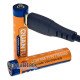 Літієвий USB AAA акумулятор 1.5V Li-ion Quantum 550mah із вбудованим портом Type-C для зарядки