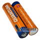 Літієвий USB AAA акумулятор 1.5V Li-ion Quantum 550mah із вбудованим портом Type-C для зарядки