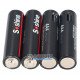 Акумулятори AAA Li-ion Soshine 1.5V 600mWh із зарядкою від USB Type-C - комплект 4 акумулятори, зарядний кабель та бокс для зберігання