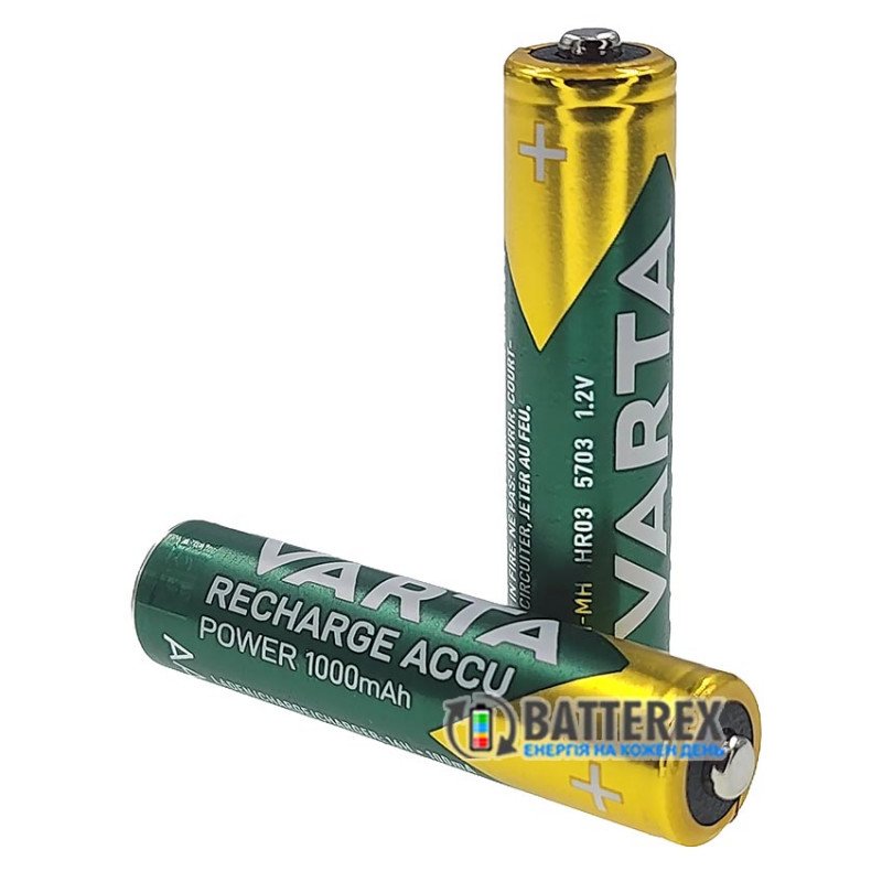 Акумулятори AAA NiMH 1.2V Varta 1000mah Ready-to-Use поштучно від 1 шт.