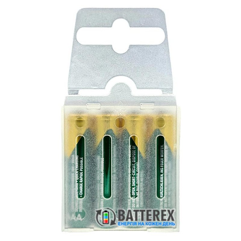 Аккумуляторы AAA Varta 800 mah с низким саморазрядом, упаковка 4 шт. пластиковом кейсе