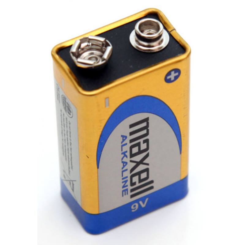Батарейка лужна Крона 9V 6F22 6LR61 Maxell Alkaline