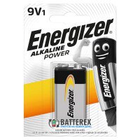 Батарейка щелочная Крона Energizer Alkaline Power 9V 6F22 6LR61 блистер 1 шт.