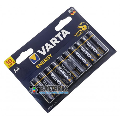 Батарейки щелочные АА Varta Energy Alkaline LR6 1.5V блистер 10 шт. - сделаны в Германии
