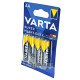 Батарейки солевые АА Varta Super Heavy Duty Zinc-Carbon R6 1.5V - упаковка 4 шт. в картонном блистере