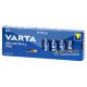 Лужні батарейки АА Varta Alkaline Varta Industrial Pro 4006 LR6 1.5V упаковка 10 шт