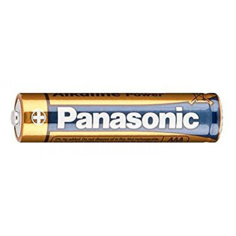 Батарейки лужні ААА Alkaline LR03 Panasonic Power 1.5V, упаковка 4 штуки в блістері