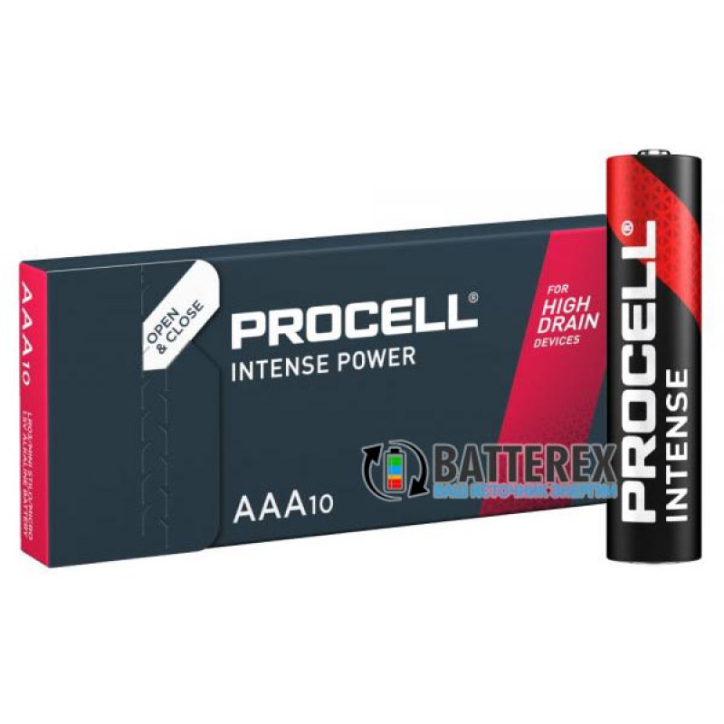 Батарейки лужні професійні ААА Duracell Procell Intense Alkaline LR03 1.5V для потужніх пристроїв