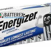 Батарейки літієві ААA Energizer Ultimate Lithium L92 AAA10 1.5V 1250mah, упаковка 10 шт.