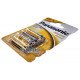 Батарейки лужні ААА Alkaline LR03 Panasonic Power 1.5V, упаковка 4 штуки в блістері