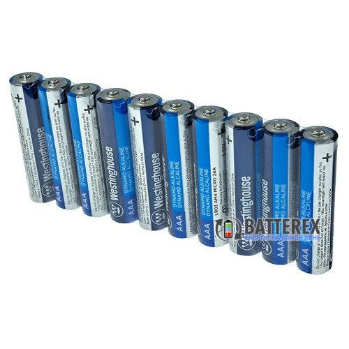 Батарейки щелочные AAA Westinghouse Dynamo Alkaline LR03 1.5V, упаковка 10 шт.