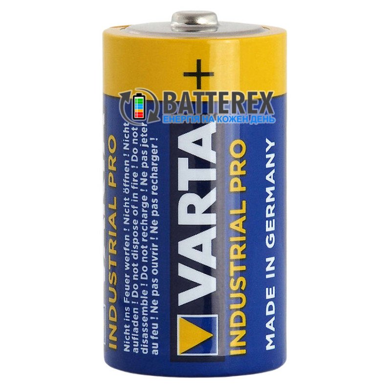 Батарейки лужні промислові C LR14 Varta Industrial Pro 4014 Alkaline 1.5V - поштучно від 1 шт.