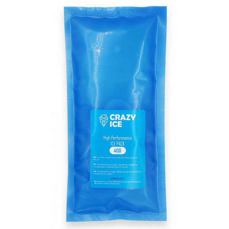 Аккумулятор холода CrazyIce High Performance IcePack 400ml для термосумки термобокса
