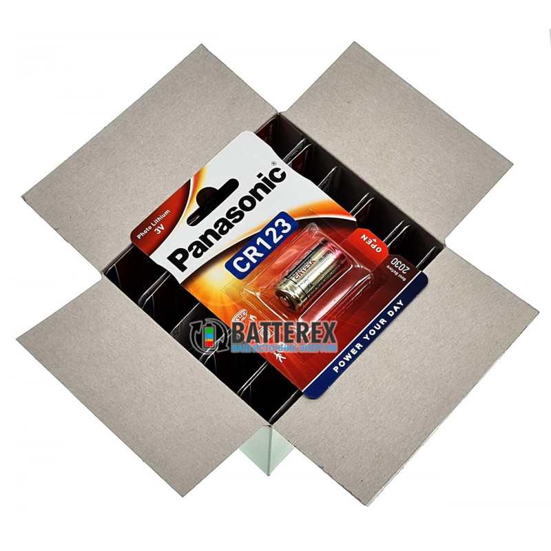 Батарейка CR123A Panasonic Lithium Power 3V (CR123AL/1BP)