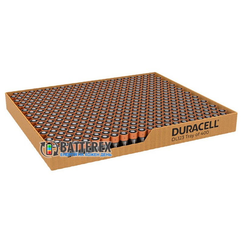 Батарейка CR123A CR17345 Duracell Lithium 3V, промышленная серия, оригинал