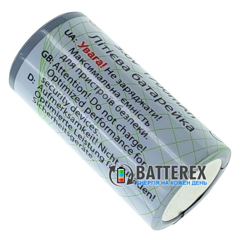 Батарейка літієва CR123A GMB Lithium 3V 1700mah поштучно без пакування