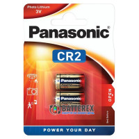 Батарейка CR2 Panasonic Lithium 3V, упаковка 2 шт.