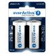 Батарейки лужні D LR20 Everactive Pro Alkaline 1.5V - упаковка 2 шт. в блістері