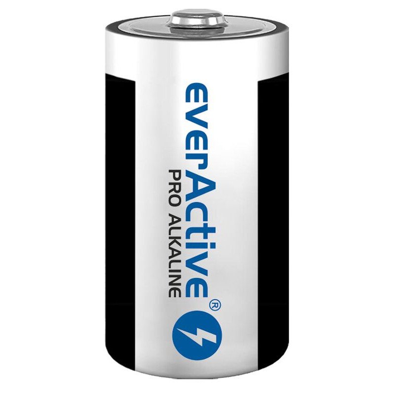 Батарейки лужні D LR20 Everactive Pro Alkaline 1.5V - упаковка 2 шт. в блістері