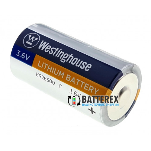 Батарейка литиевая Westinghouse ER26500 C 3.6V LiSOCl2 (аналог SAFT LS 26500)