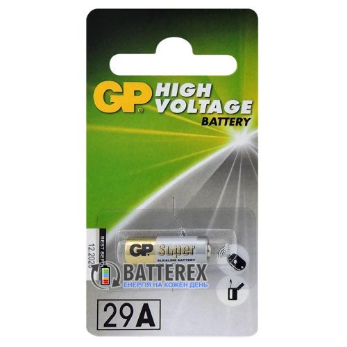 Батарейка 29A LR32A GP Super Alkaline 9V, упаковка 1 шт.