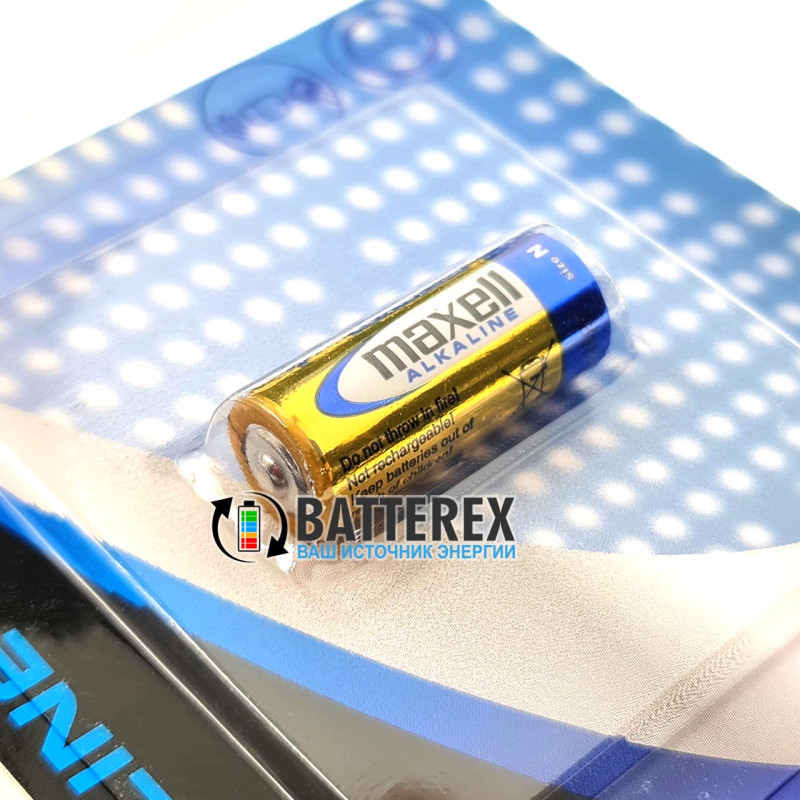 Батарейка щелочная LR1 N Maxell Alkaline 1.5V