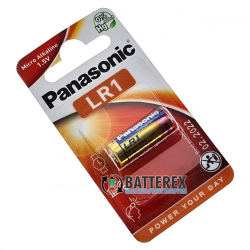 Батарейка LR1 Panasonic Cell Power 1.5V Micro Alkaline (R1, E90, AM5, 910A, MN9100, N, 4901)
