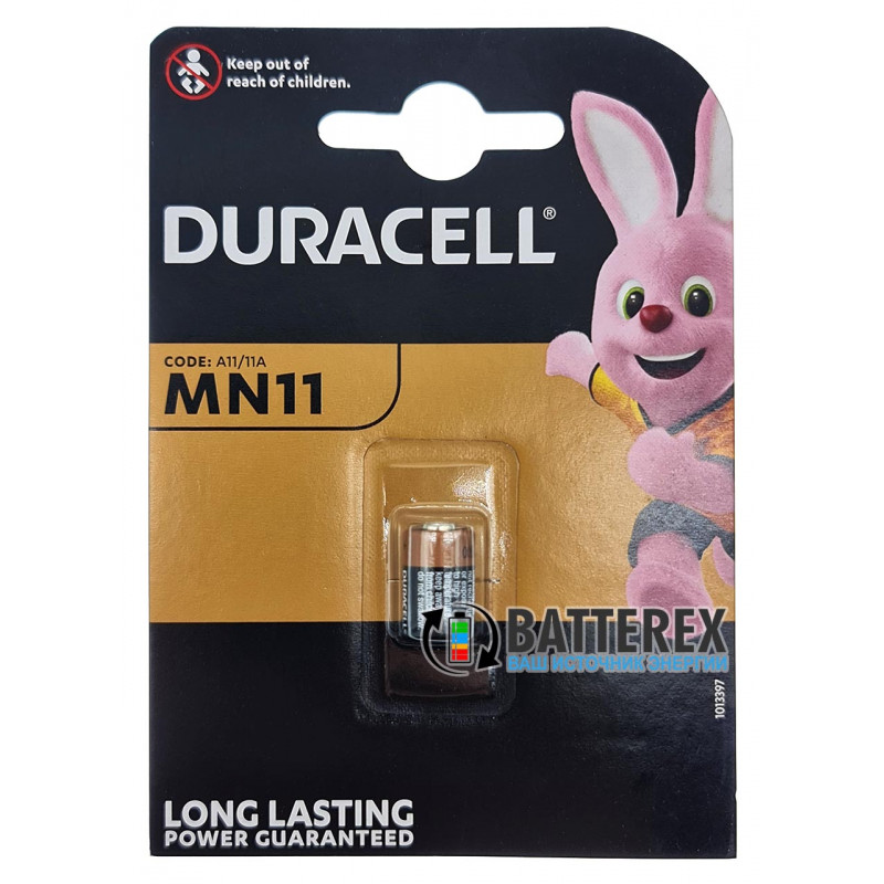 Батарейка щелочная MN11 Duracell Alkaline 6V, упаковка 1 шт.