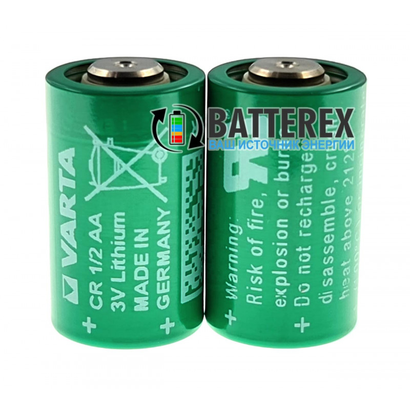 Батарейка литиевая Varta CR 1/2 AA 3,0V LiMnO2 Made in Germany