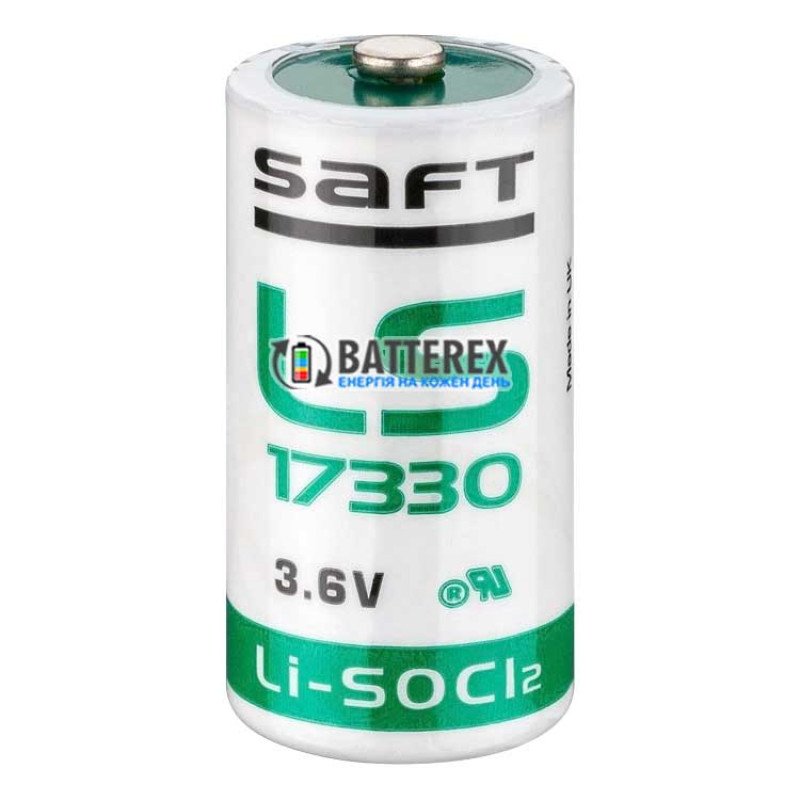 Батарейка SAFT LS17330 2/3A STD 3.6V литиевая LiSOCl2 Made in UK