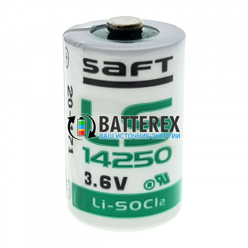 Батарейка литиевая SAFT LS 14250 1/2AA STD 3.6V LiSOCl2