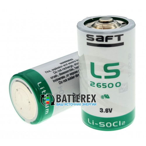 Батарейка литиевая SAFT LS 26500 C STD 3,6V LiSOCl2 Made in France