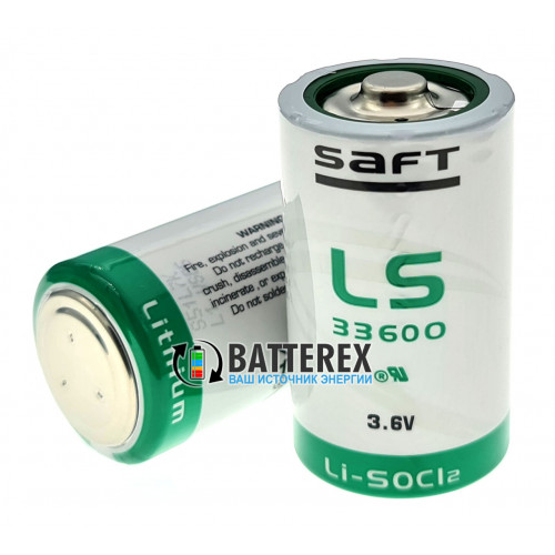 Батарейка литиевая SAFT LS 33600 D STD 3,6V LiSOCl2 Made in France