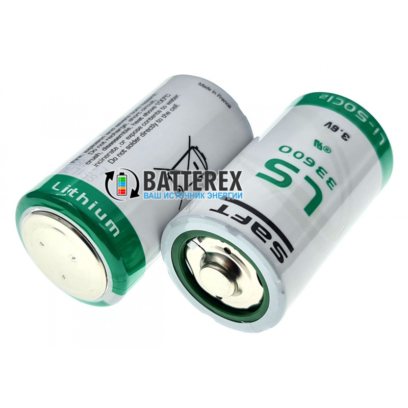Батарейка SAFT LS 33600 D STD 3,6V літієва LiSOCl2 Made in France