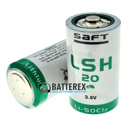 Батарейка литиевая SAFT LSH 20 (размер D) STD 3,6V LiSOCl2 Made in France